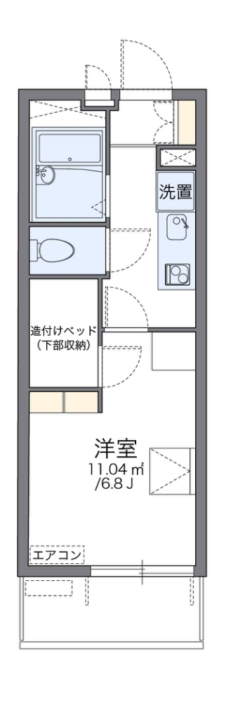 レオパレスフリージア 間取り