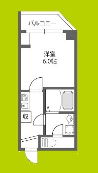 グランパシフィック恵美須西 間取り