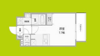ウェルスクエア長居公園Ⅱ 間取り