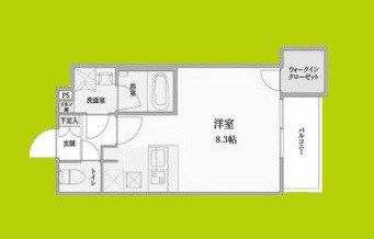 ウェルスクエア長居公園Ⅱ 間取り
