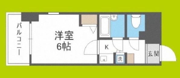 リーガル西天満  間取り