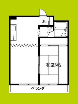 朝日プラザ梅田東パートⅠ 間取り