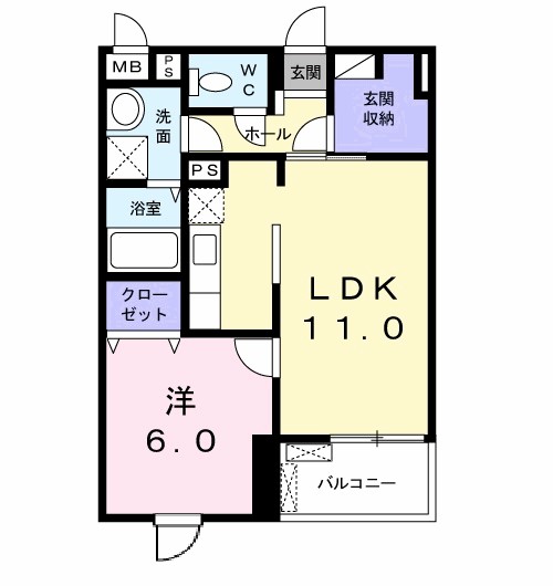 アルカディアⅠ 間取り