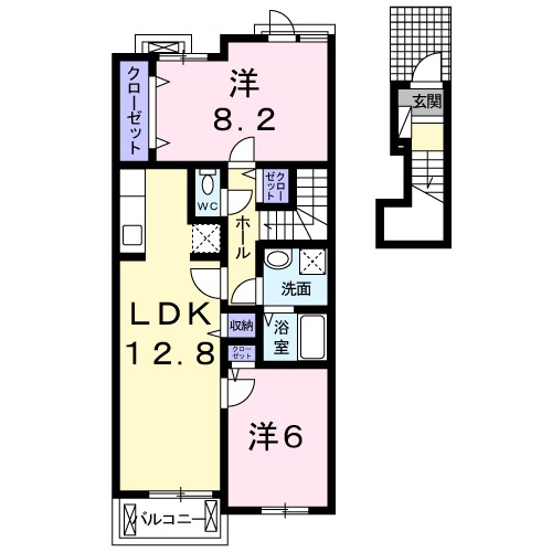 レクラン　エム 間取り