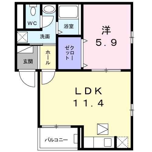 アルコバレーノ 間取り