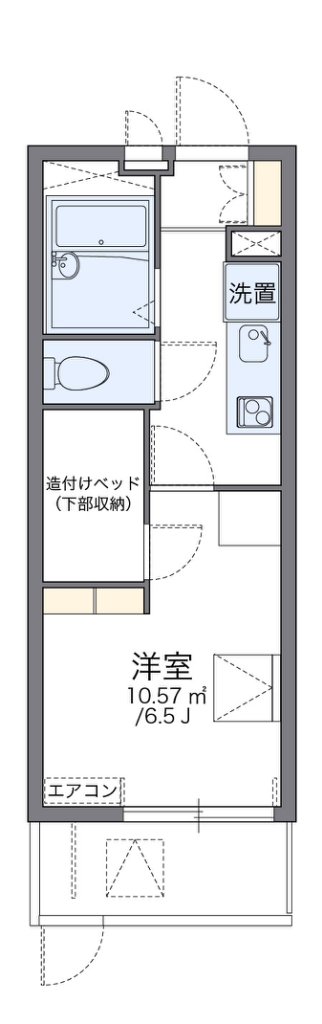 レオパレスタウンコート昭和町 間取り