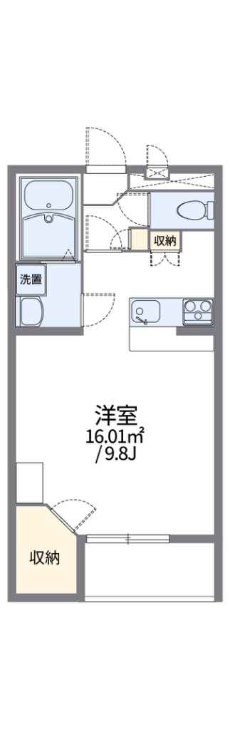 レオパレス照ヶ丘 間取り