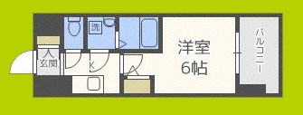 エスリード難波ザ・ゲート  間取り