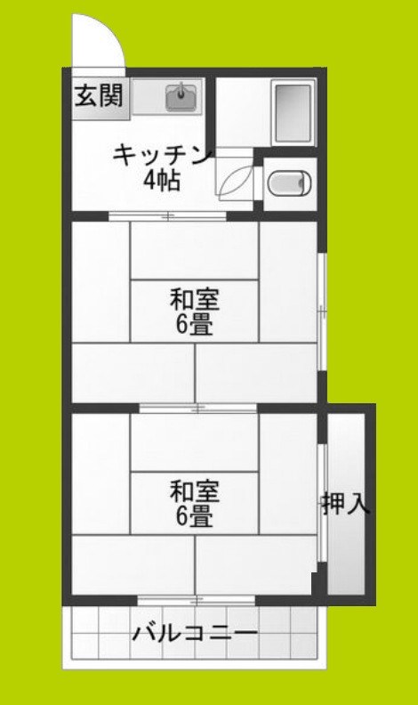 備前マンションBS第2 間取り