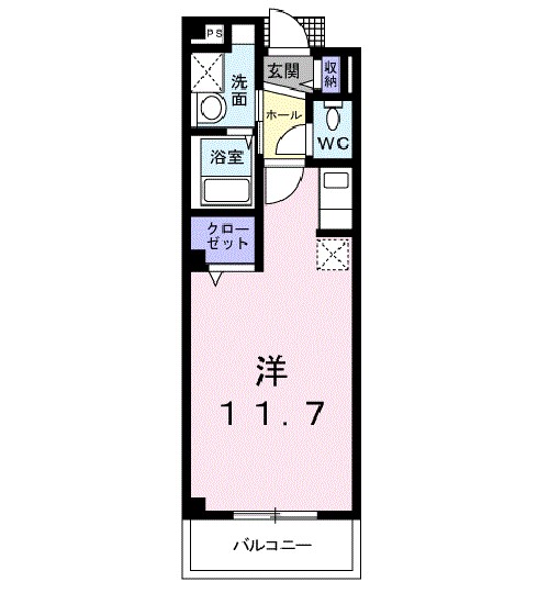 ユング　フラウⅡ 間取り