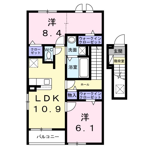 南江口３丁目アパート 間取り