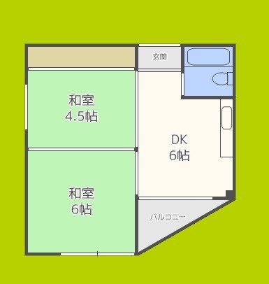 キャッスル駒川 間取り
