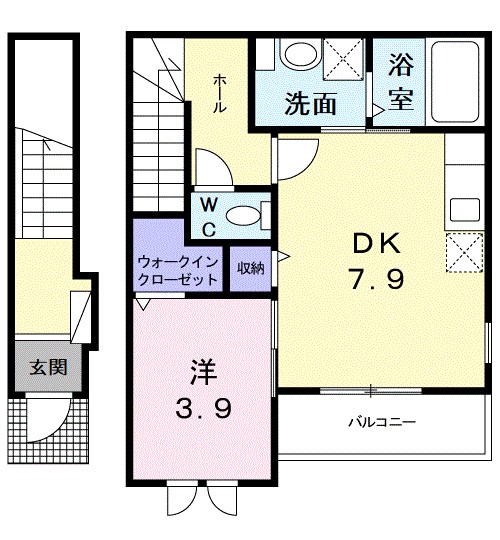 プレリュード北花田 間取り
