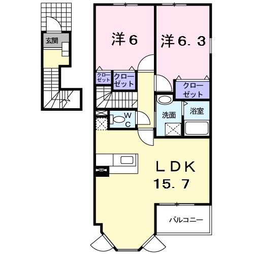 コンストライフＡブロック 間取り