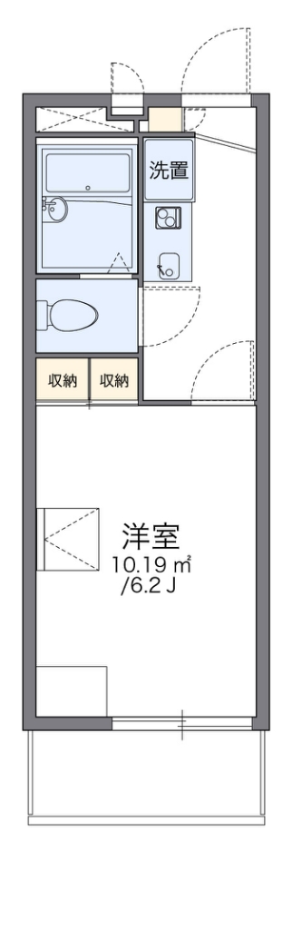 レオパレス柳谷 間取り