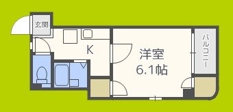 オーキッドコート北堀江 間取り