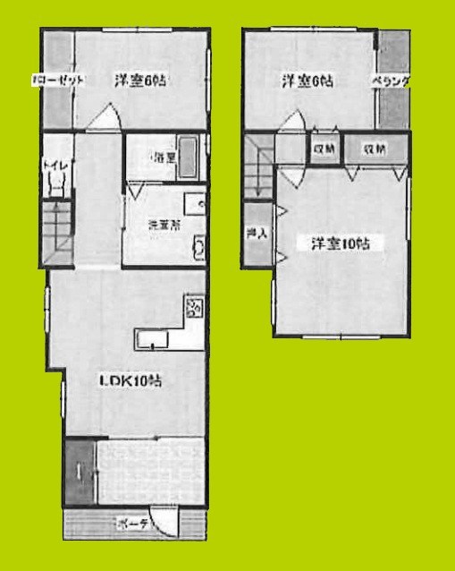 鈴木貸家2 間取り