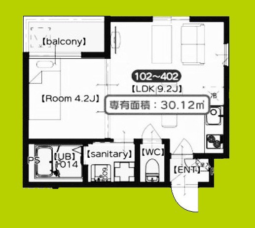 M-city 大阪十三 間取り