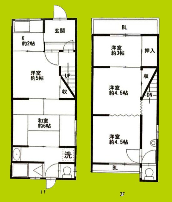 大阪市住之江区御崎５丁目 間取り