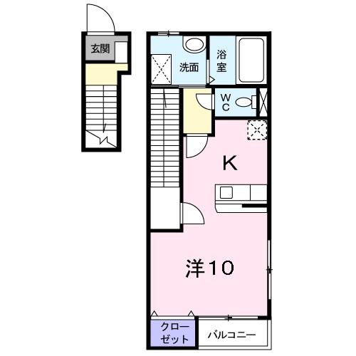 Ｇｒａｃｅｖｉｌｌａ　Ⅱ 間取り