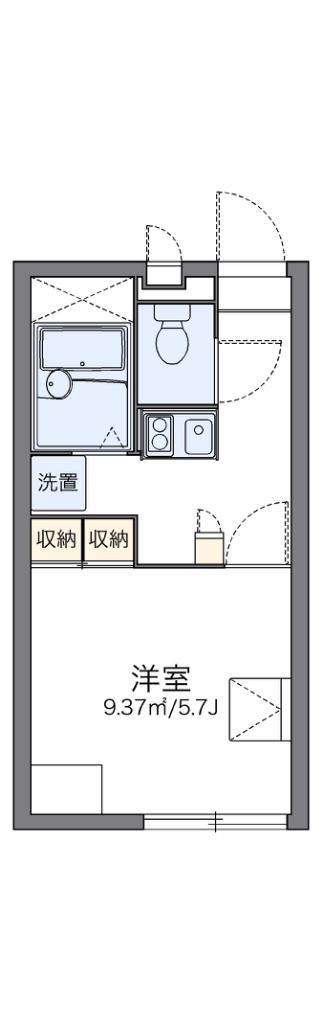 レオパレス鴫野　夢 間取り