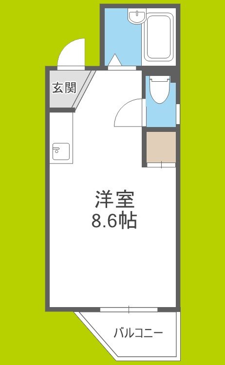 ハイツコスモス 間取り