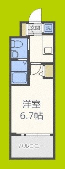 ラクラス阿倍野元町 間取り