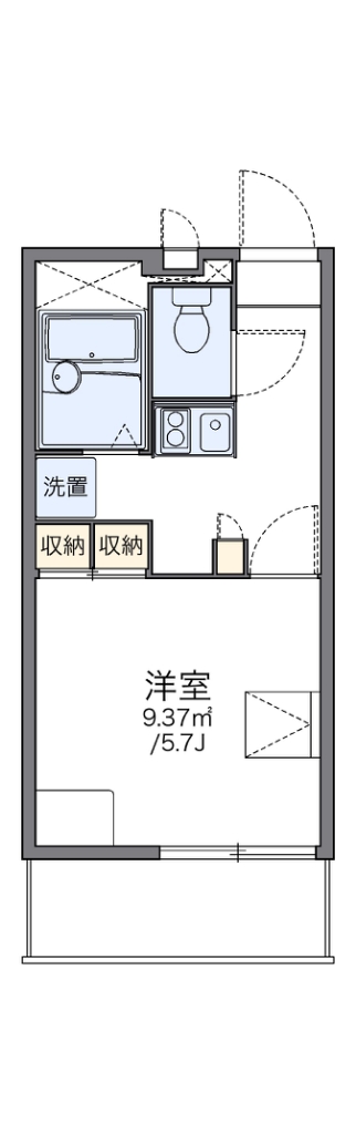 レオパレス平野南 間取り