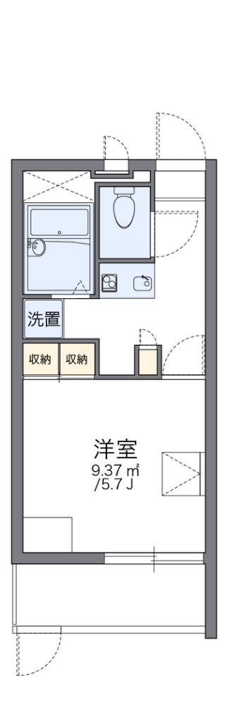 レオパレス白糸 間取り