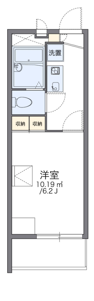 レオパレスオキツモ 間取り