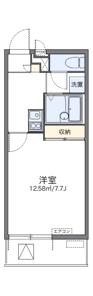 レオパレス御厨ＥＡＳＴ 間取り