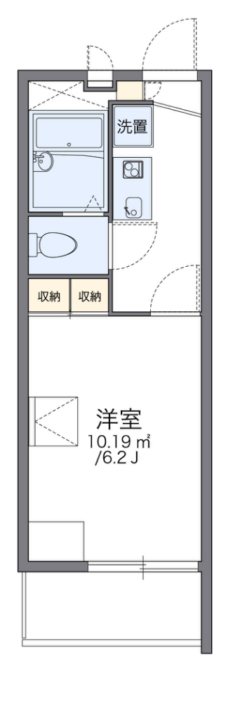 レオパレスオキツモ 間取り