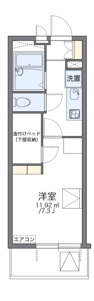 レオパレスいえぷり 間取り