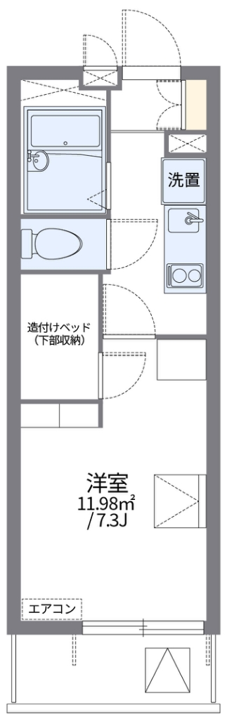 レオパレスサウスリー 間取り