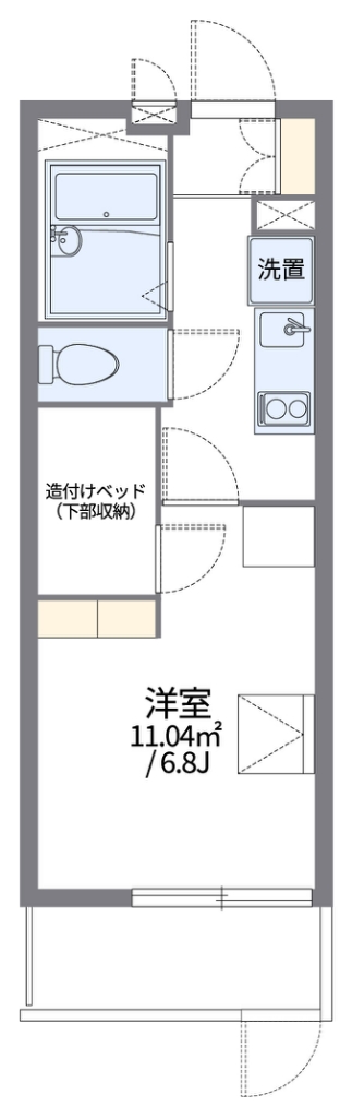 レオパレスＥＡＳＴＦＩＥＬＤⅡ 間取り