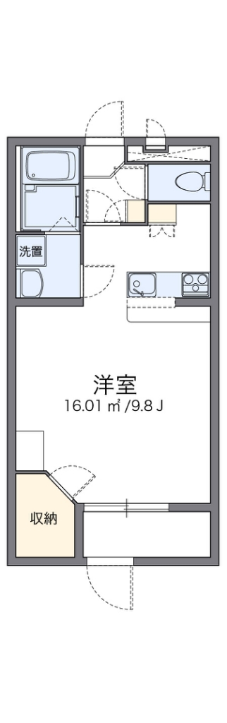 レオパレスエメラルドストーン 間取り