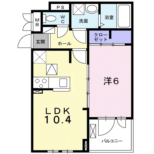 パレス藤阪東 間取り