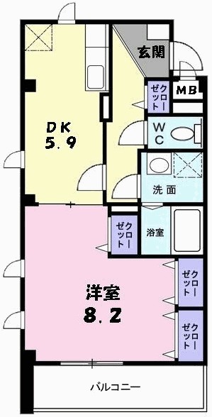 メゾン　アウローラ 間取り