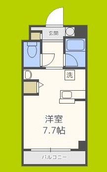 ラナップスクエア南森町NEXT　STAGE 間取り