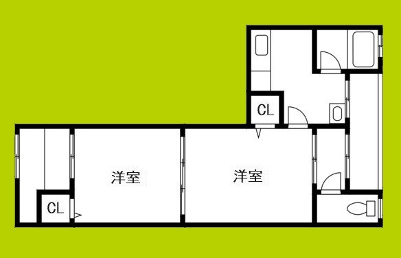 ハイツ平野駅前 間取り