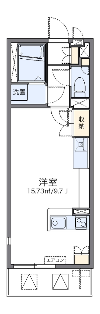レオネクストリバーサイドⅡ 間取り