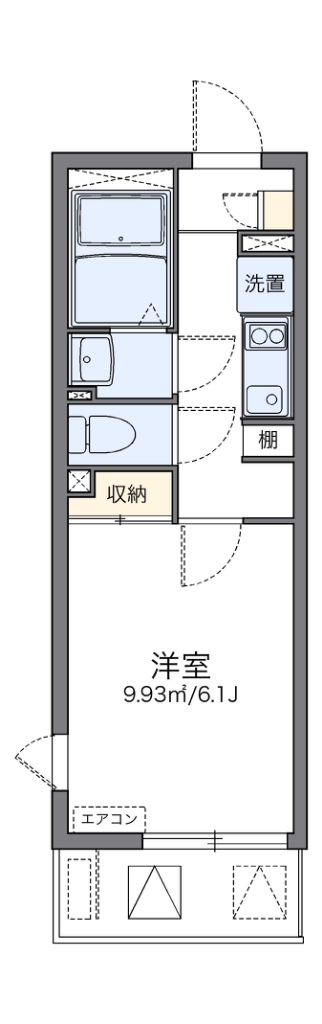 レオネクストラ　メイジュ天神橋 間取り