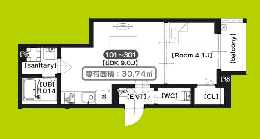 カサN柴島 間取り