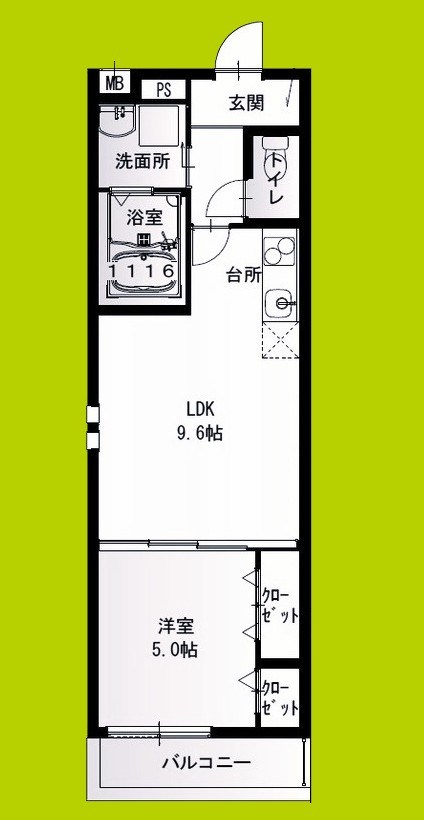 フジパレス今津社前町 間取り