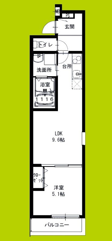 フジパレス今津社前町 間取り