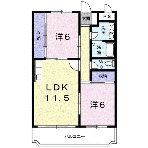 ロイヤルクレール 間取り