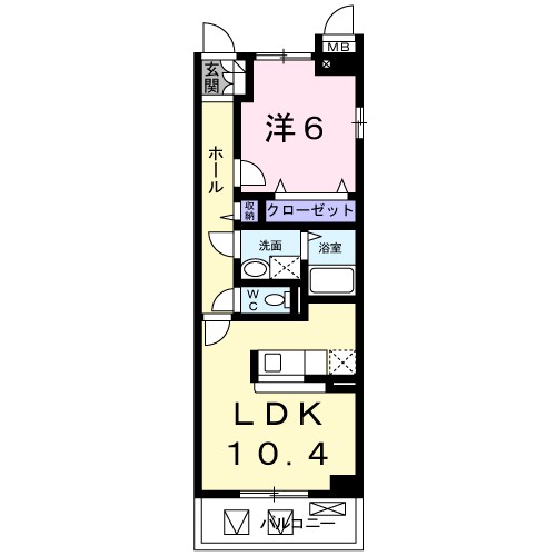 アニメート松下１号館 間取り
