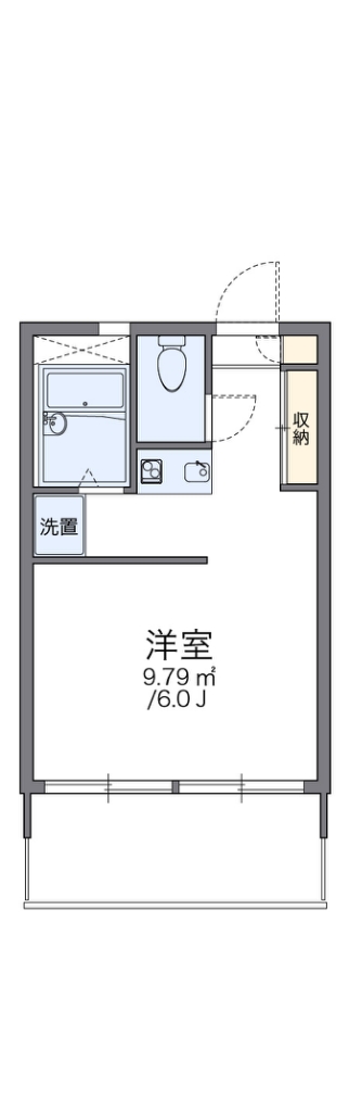 レオパレス住吉壱番館　 間取り