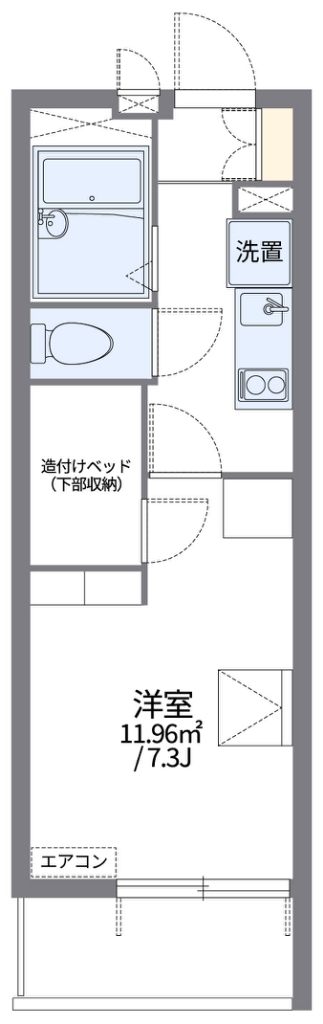 レオパレス幸 間取り