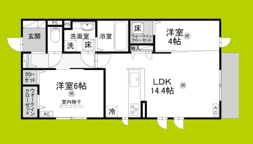 クレマチス 間取り